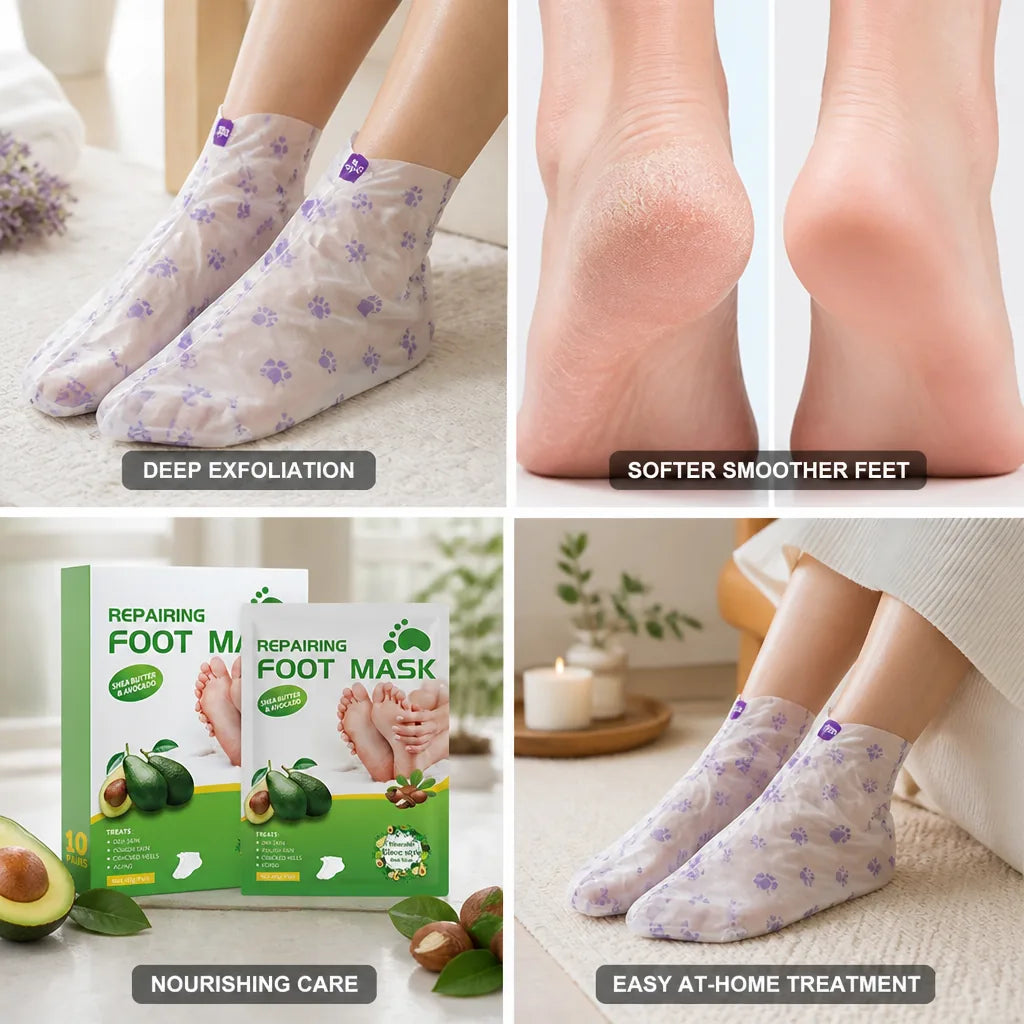 Foot Peel Mask Deep Exfoliating Hydrating Sock-Style