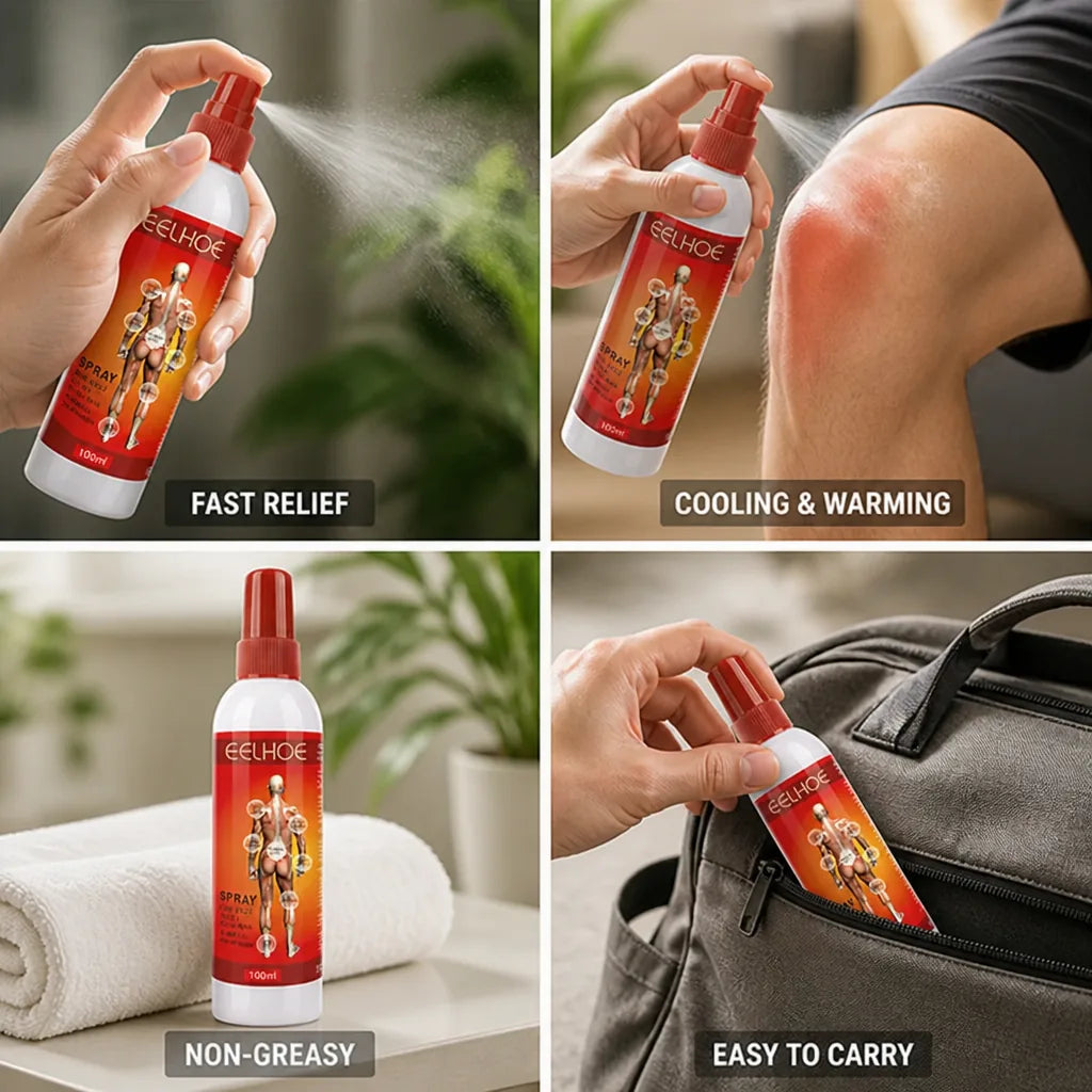 Muscle & Joint Spray Cooling & Warming Non-Greasy