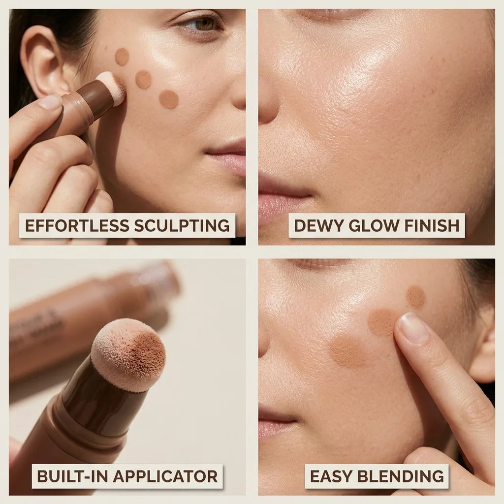 Contour & Blush Wand Built-In Applicator Dewy Glow