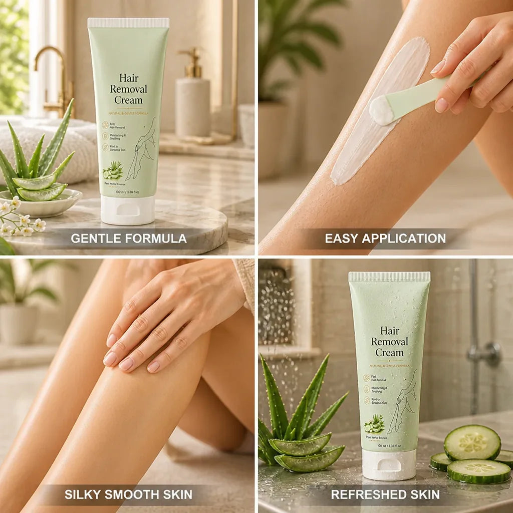 Hair Removal Cream Gentle Formula & Easy Application