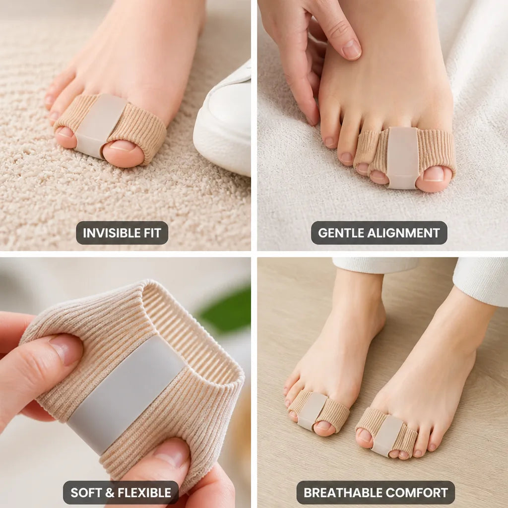 Bunion Corrector Low-Profile Toe Separator All-Day Comfort