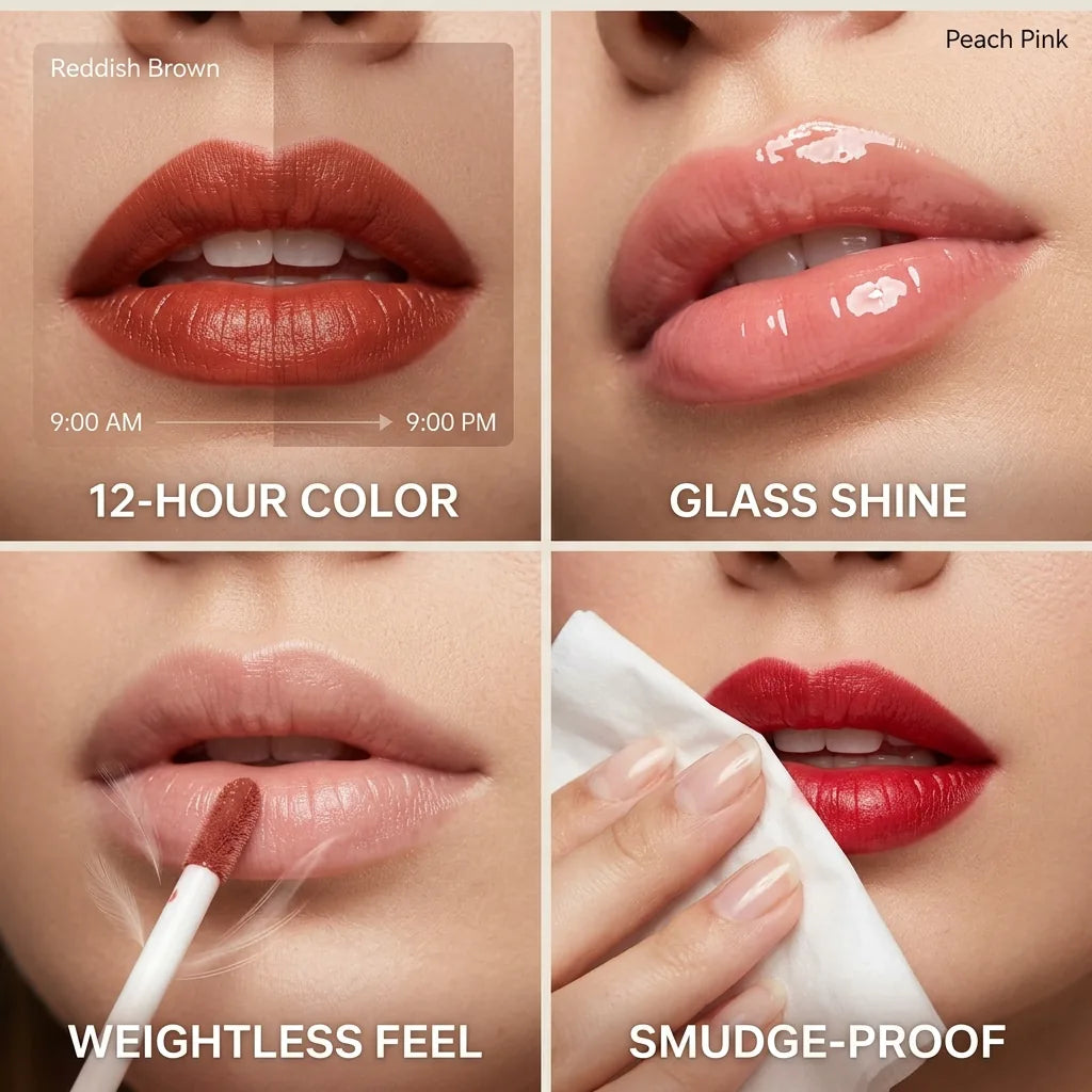 Lip Stain 12-Hour Long-Wear Glass Shine