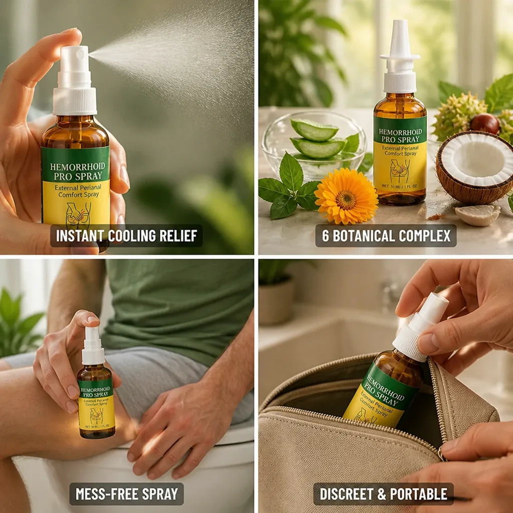 Hemorrhoid Spray Cooling Botanical Mist