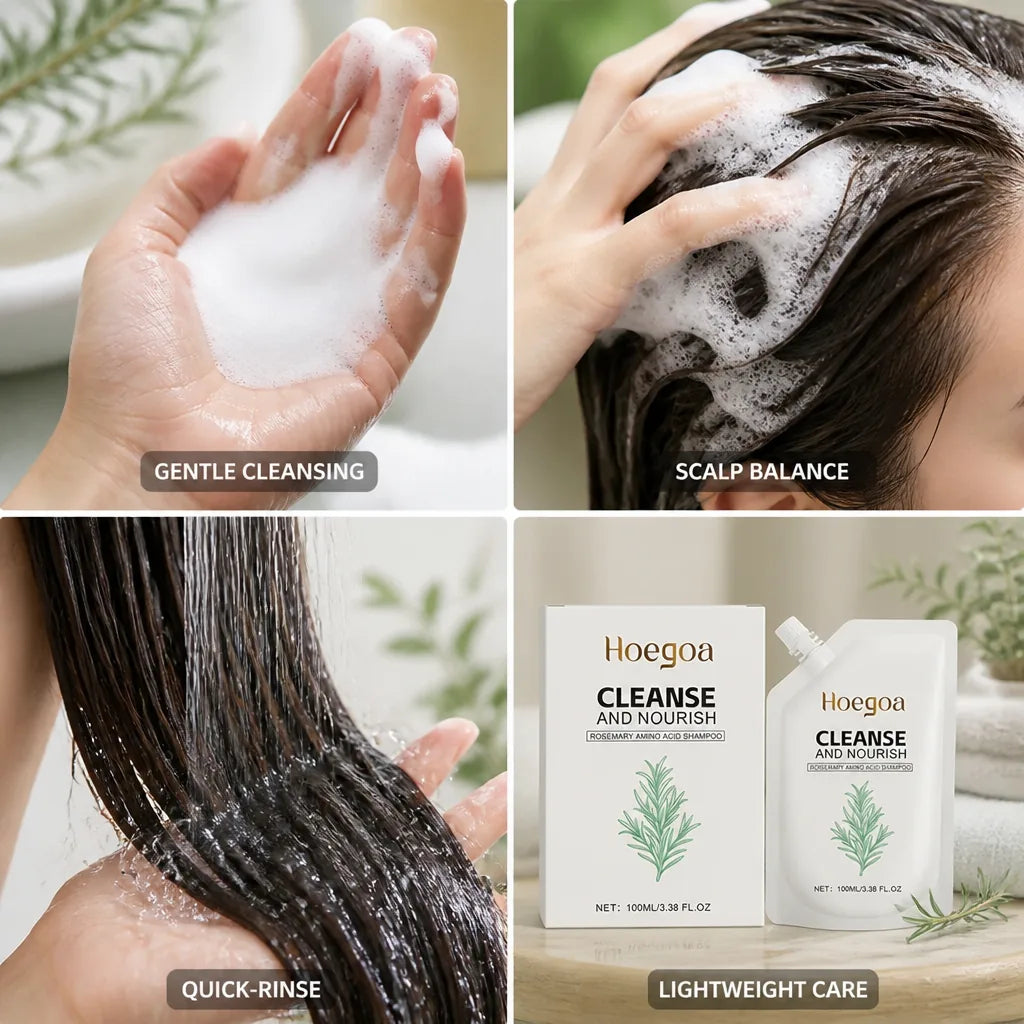 Foam Shampoo Ultra-Light Quick-Rinse Scalp-Balancing