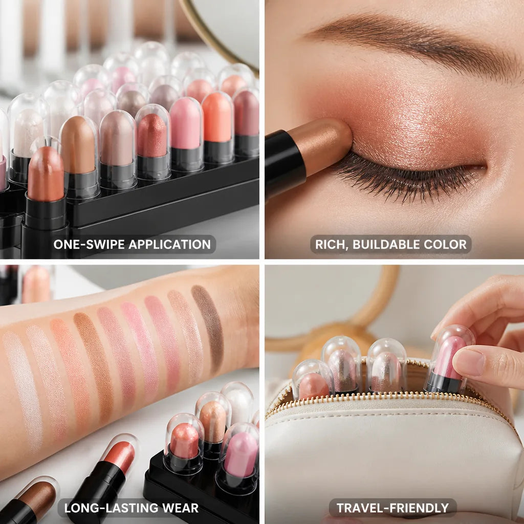 Eyeshadow Stick Creamy One-Swipe Buildable & Blendable
