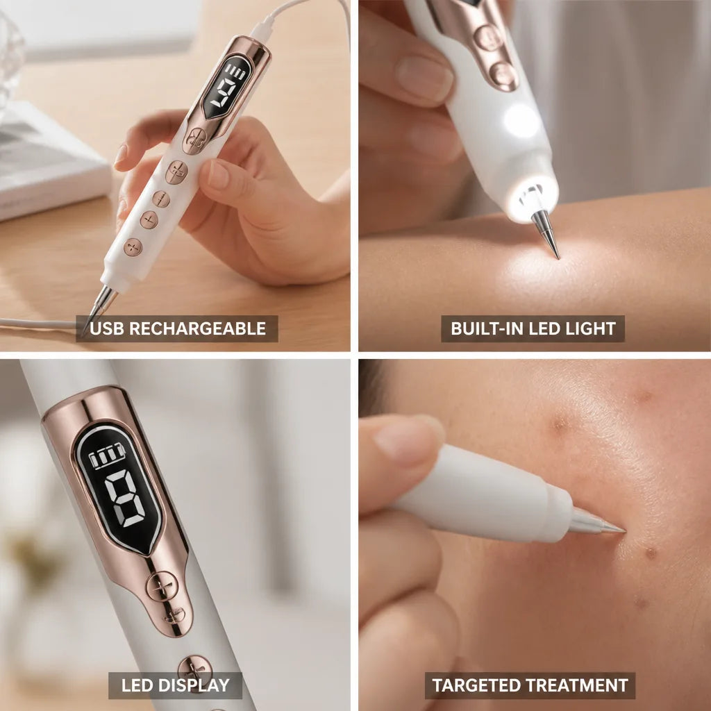 Plasma Skin Pen Precision USB Rechargeable LED Light