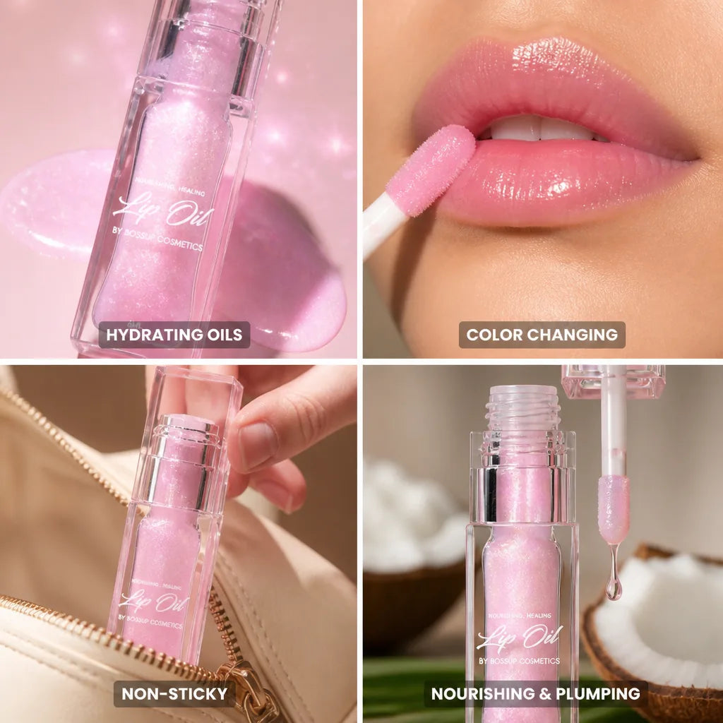 Lip Oil Color-Changing & Hydrating Coconut Oil