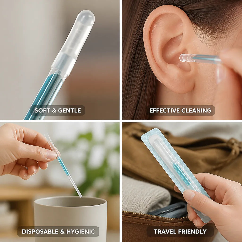 Ear Wax Removal Picks Soft Flexible Twist Tip