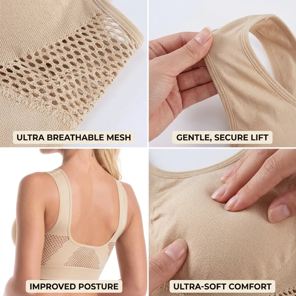 Support Bra Breathable Ultra-Soft Posture Support