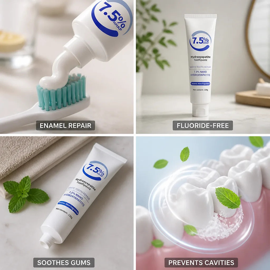 Toothpaste Hydroxyapatite Enamel Repair & Fluoride-Free