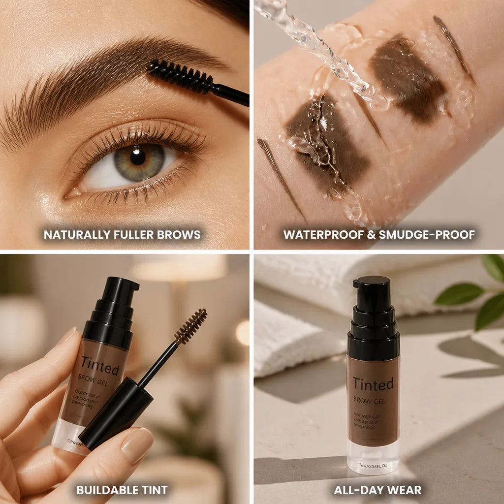 Tinted Brow Gel Waterproof & Smudge-Proof Buildable Tint