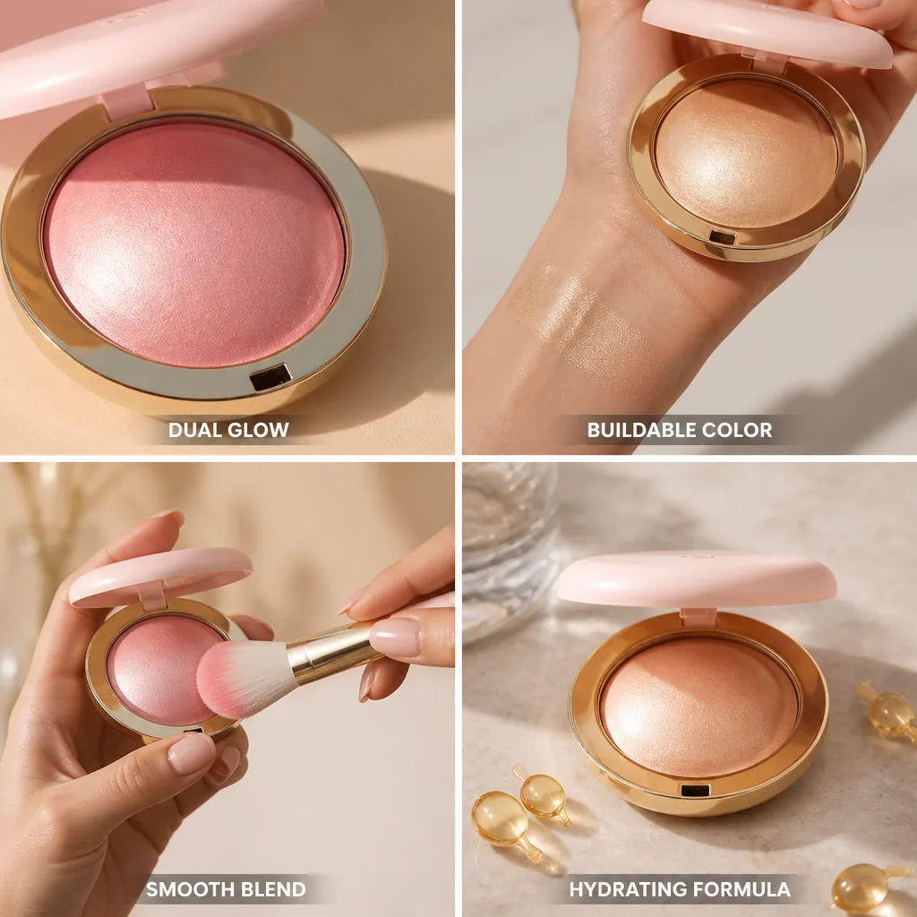 Highlighting Blush Dual Glow Hyaluronic Acid & Vitamin E