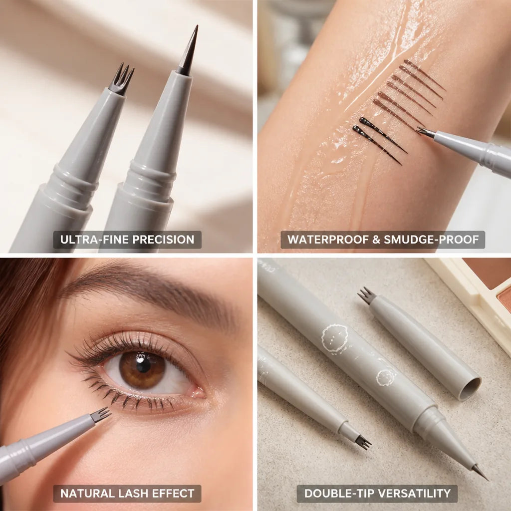 Lower Lash Pencil Micro-Thin Double-Tip Waterproof & Smudge-Proof