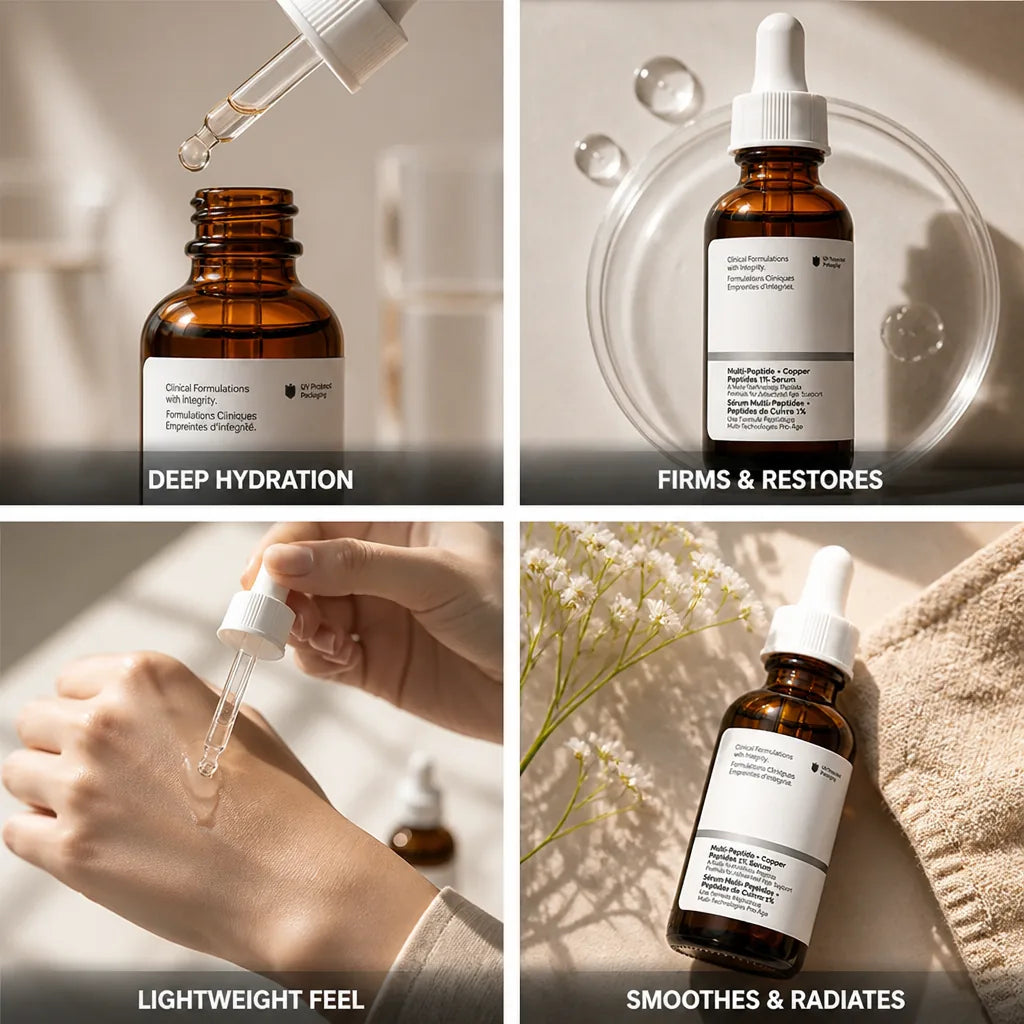 Face Serum Copper Peptide & Hyaluronic Hydration