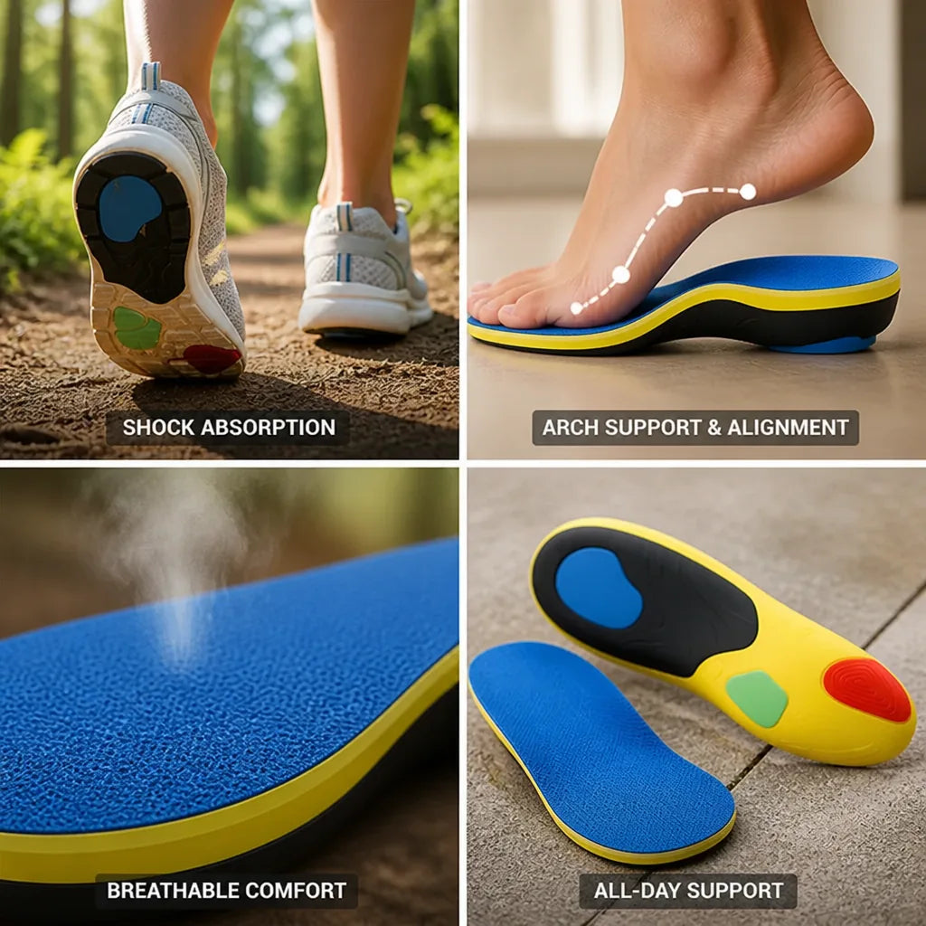 Sport Insoles Arch Support & Impact Protection