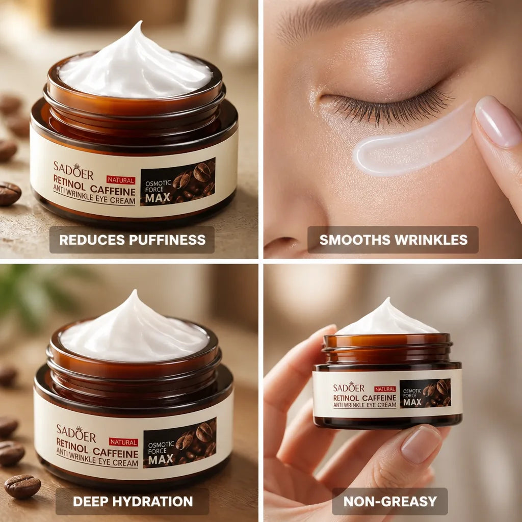 Under-Eye Cream Caffeine-Infused Hydrating & Non-Greasy
