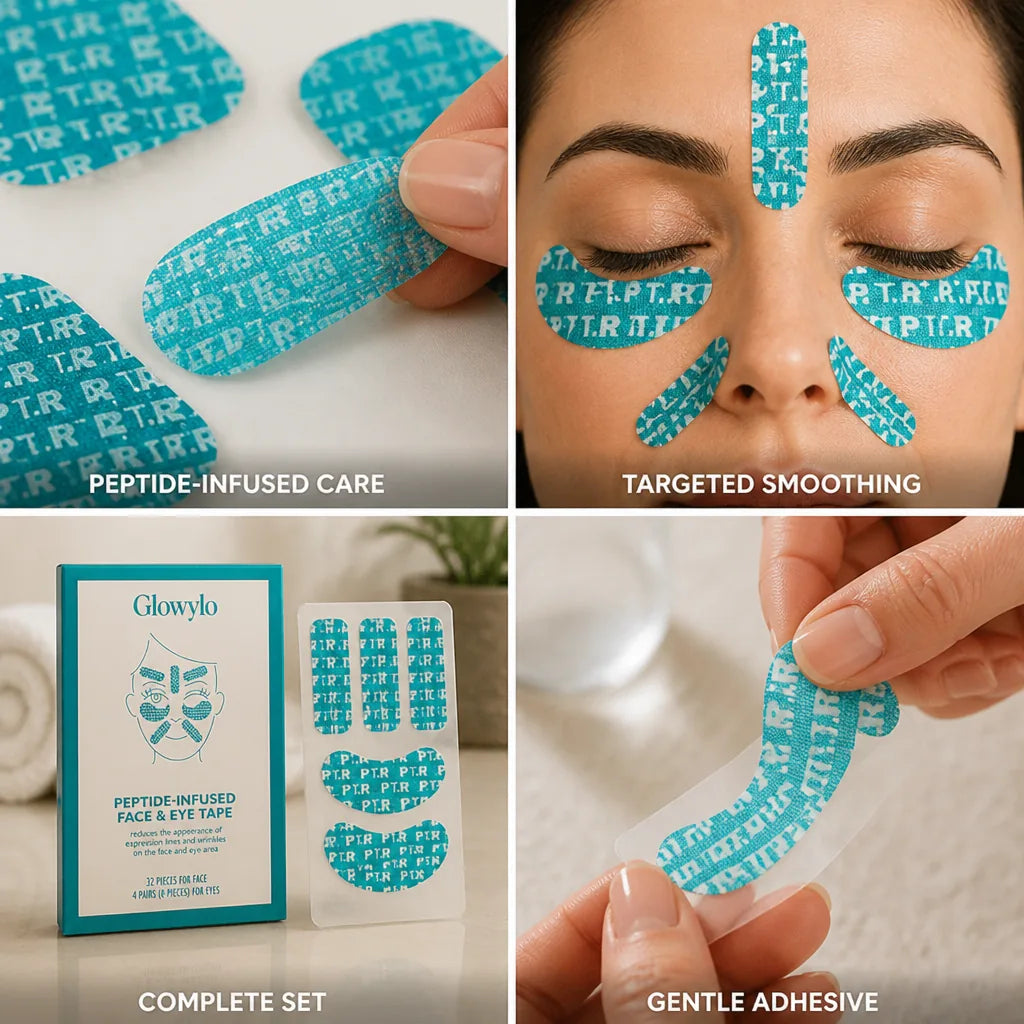 Facial Tape Set Peptide-Infused Overnight Face & Eye
