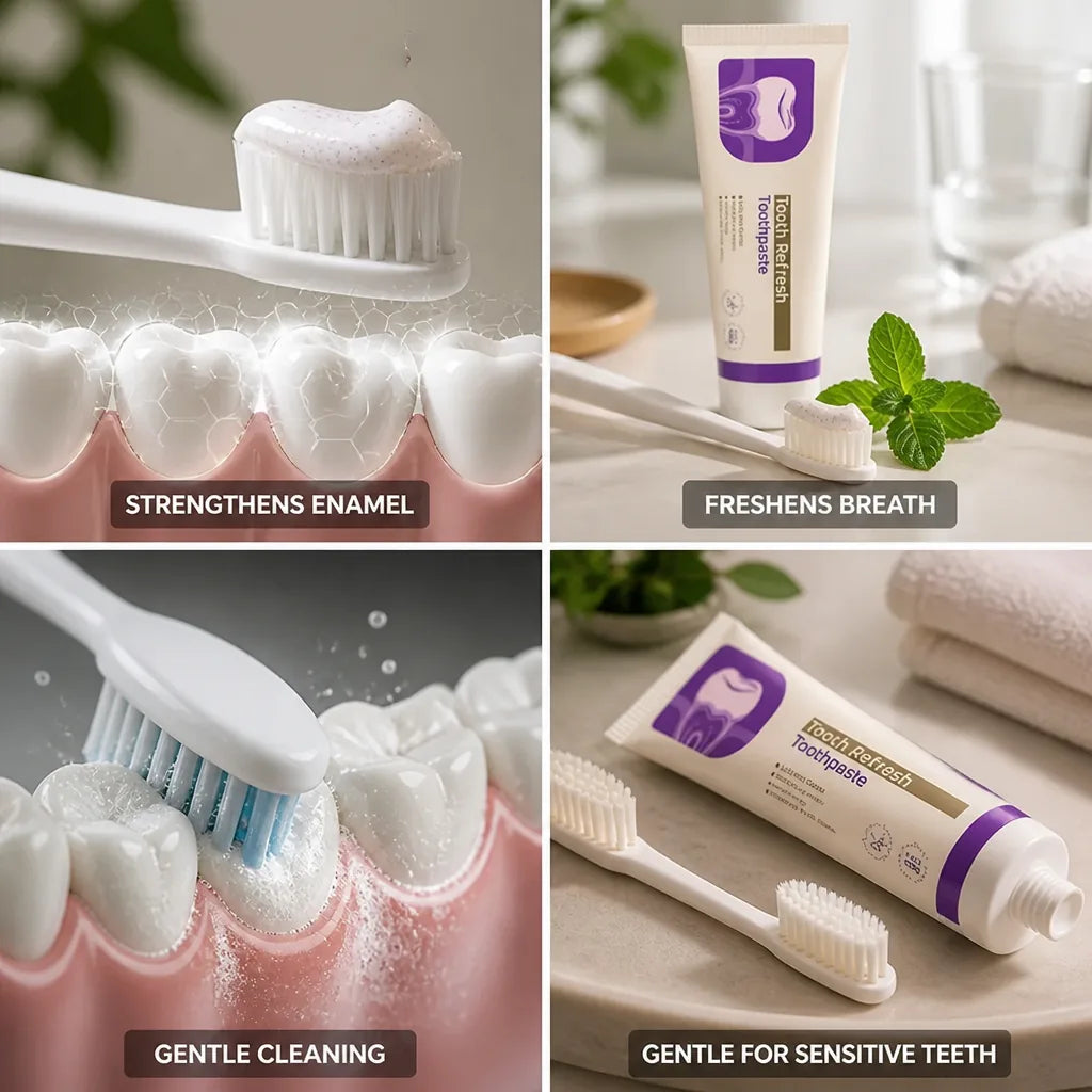 Toothpaste Enamel-Strengthening Remineralizing Mint Fresh Breath
