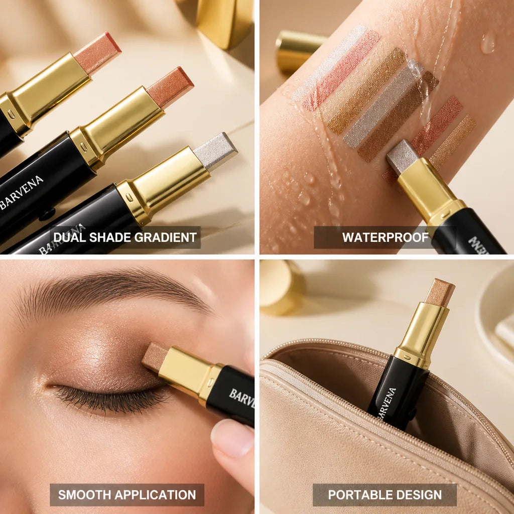Eyeshadow Stick Dual-Shade Gradient Waterproof & Long-Lasting