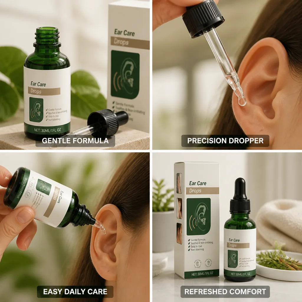 Ear Drops Gentle Herbal Formula & Precision Dropper