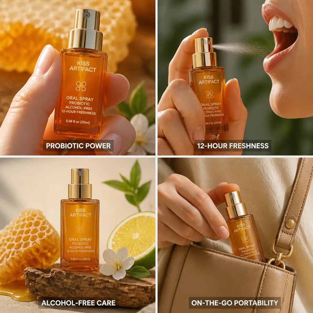 Oral Spray Probiotic Alcohol-Free 12-Hour Freshness