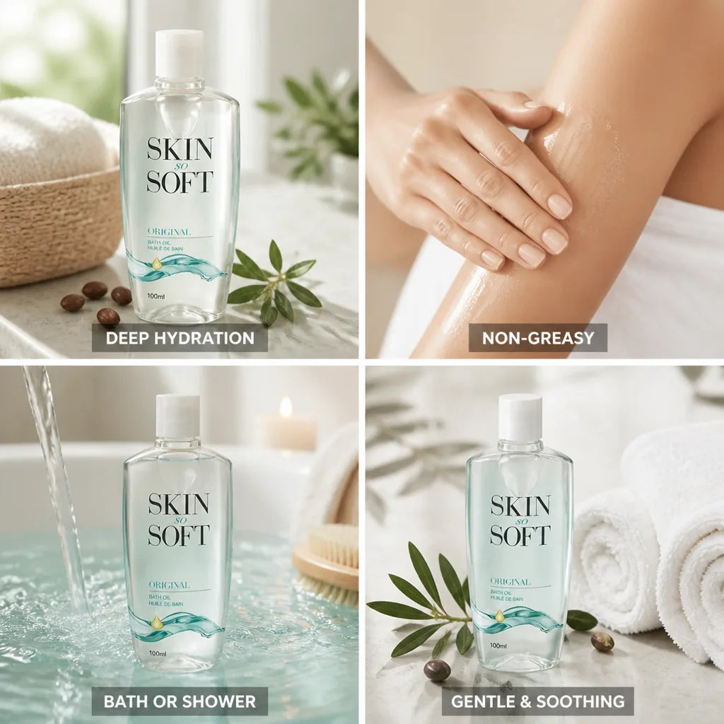 Bath Oil Silky Hydrating Non-Greasy 100ml