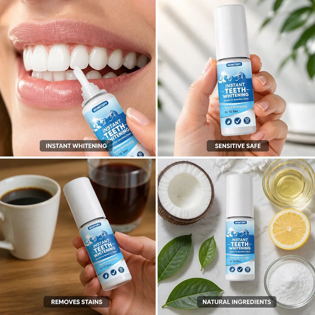 Teeth Whitening Polish Peroxide-Free For Sensitive Teeth