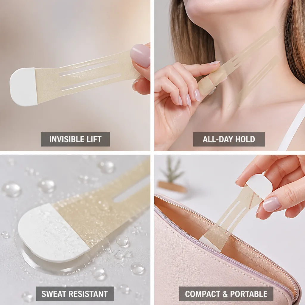 Facial Lift Tape Invisible Hypoallergenic All-Day Hold