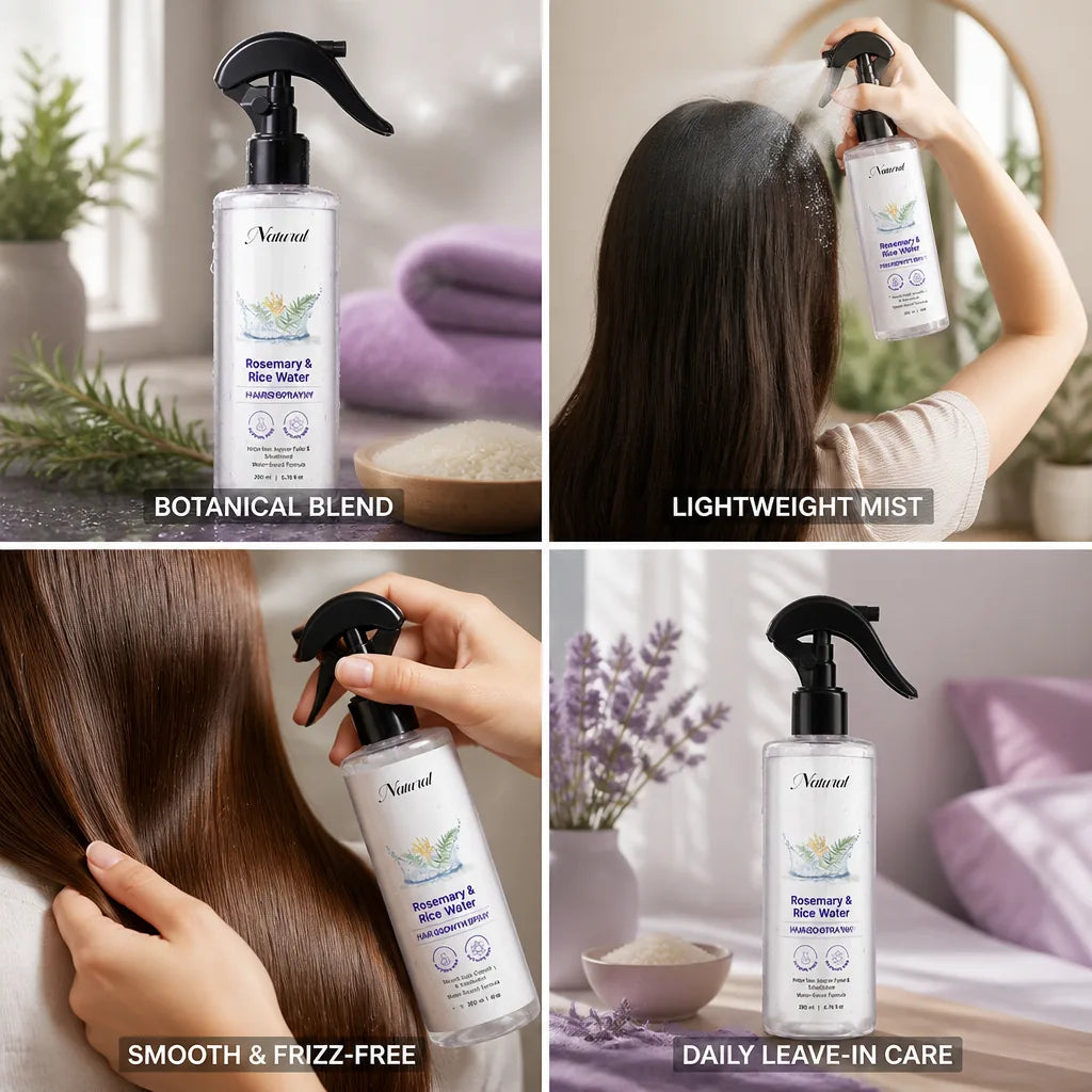 Hair & Scalp Mist Rosemary & Rice Water Non-Greasy