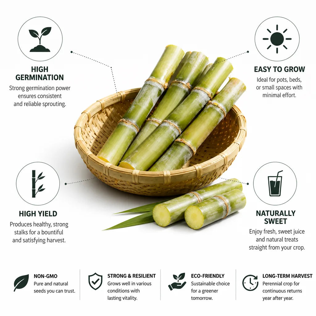 Sugarcane Seeds High Germination High Yield
