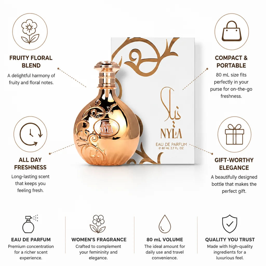 Women's Perfume Fruity Floral Long-Lasting 80 mL