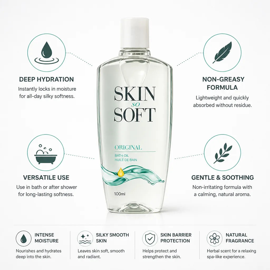 Bath Oil Silky Hydrating Non-Greasy 100ml