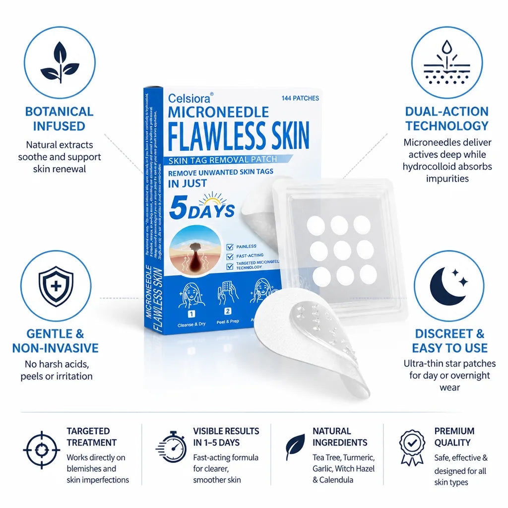 Skin Renewal Patch Microneedle & Hydrocolloid Botanical Infused