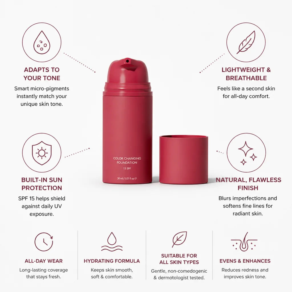 Foundation Tone-Adapting Lightweight SPF 15