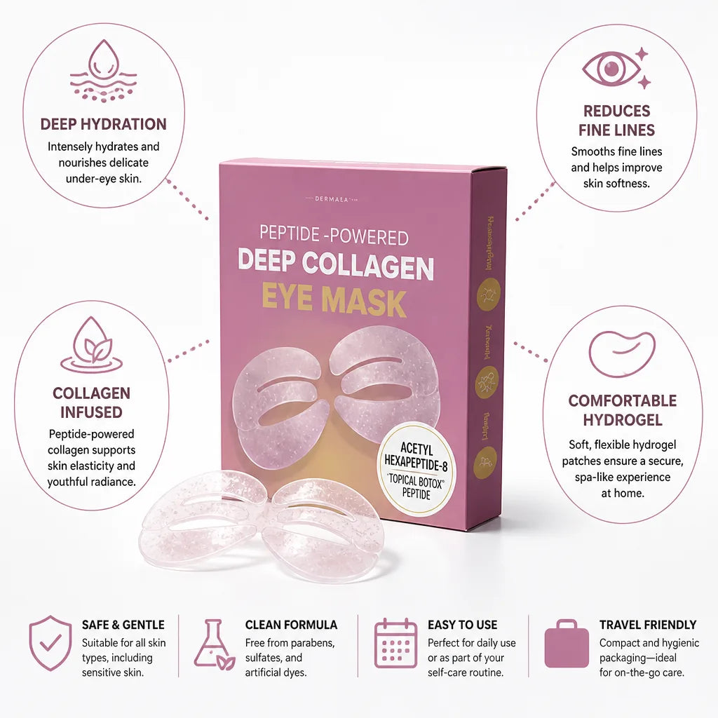 Under-Eye Patches Collagen-Infused Hydrogel Hydrating & Smoothing