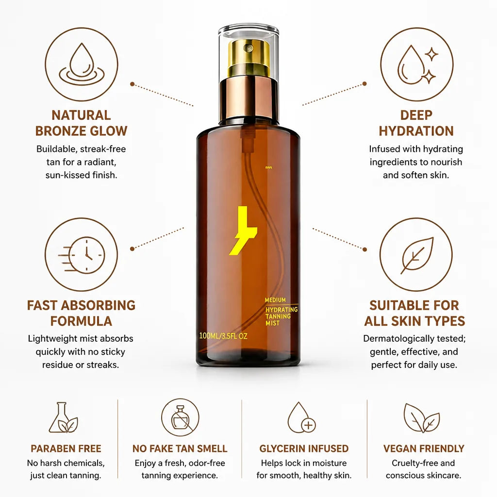 Self Tanning Mist Buildable Hydrating Streak-Free