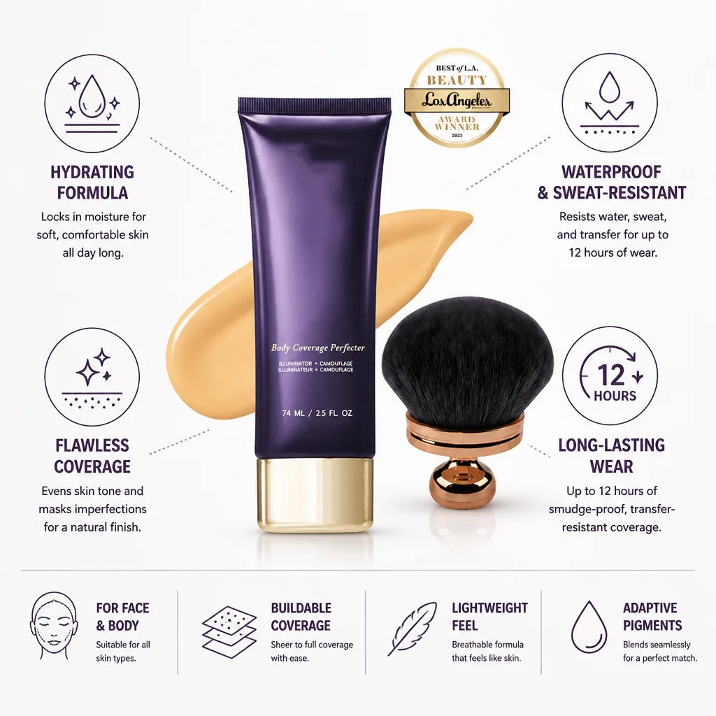 Tinted Foundation Waterproof Hydrating 12-Hour Wear