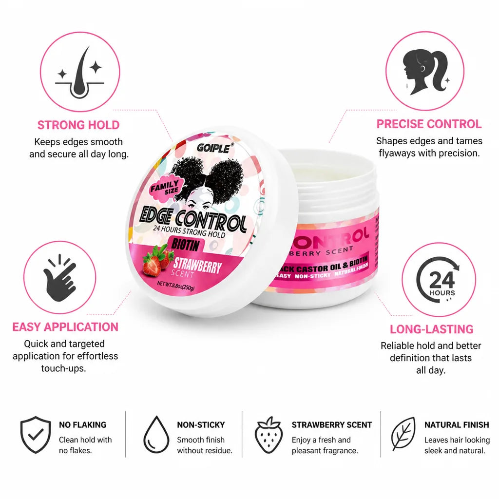 Edge Control Wax Strong Hold & Precision Application