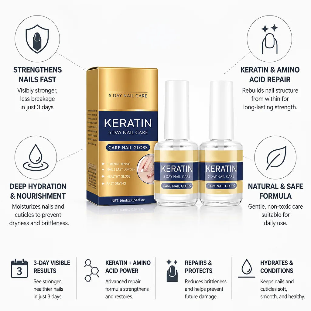 Nail Strengthener Keratin & Amino Acid 3 Day Repair