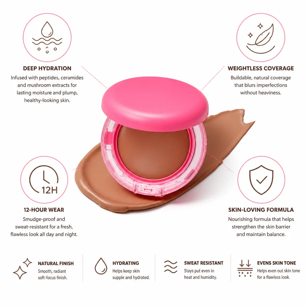 Cushion Foundation Hydrating Peptides & Ceramides 12-Hour