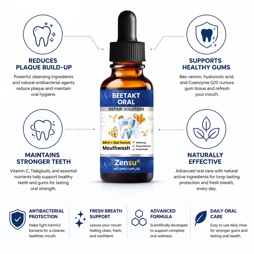 Mouthwash Gum Support Bee Venom & Hyaluronic Acid