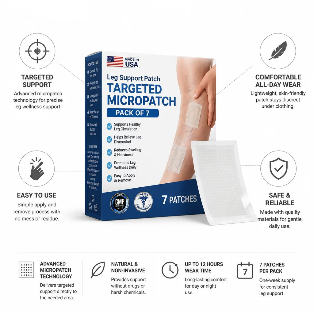 Leg Support Patch Targeted Micropatch Pack Of 7