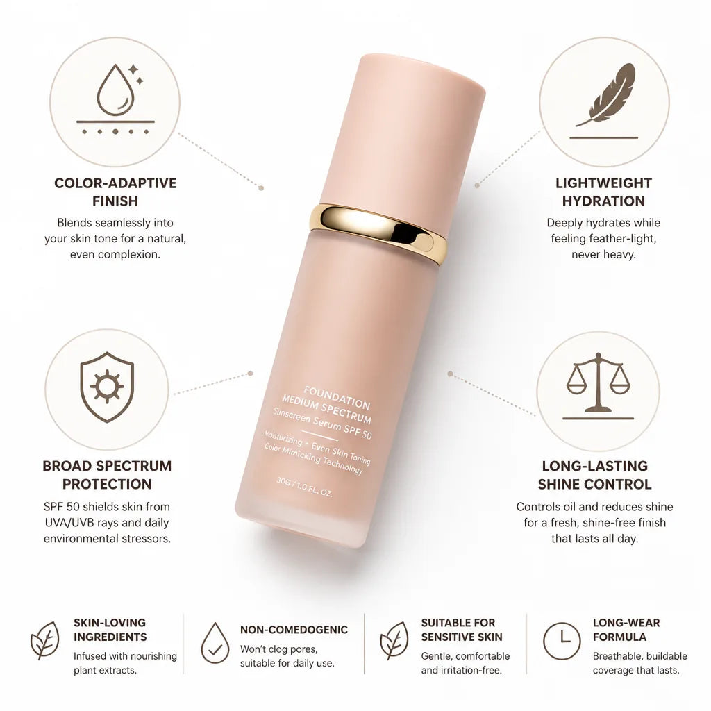 Foundation 4-in-1 Color-Adaptive Hydrating & Shine-Free