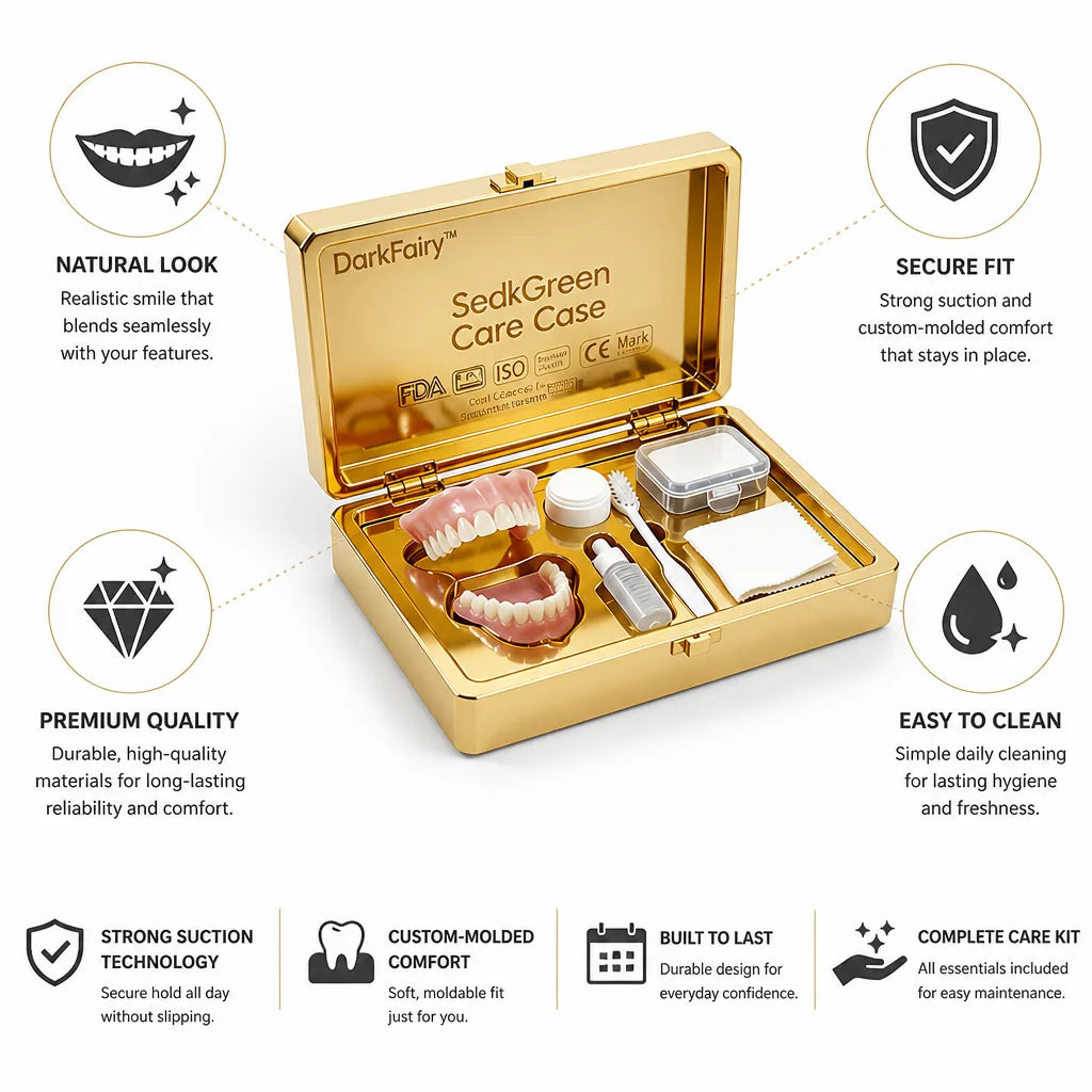Full Dentures Secure Suction Custom Fit