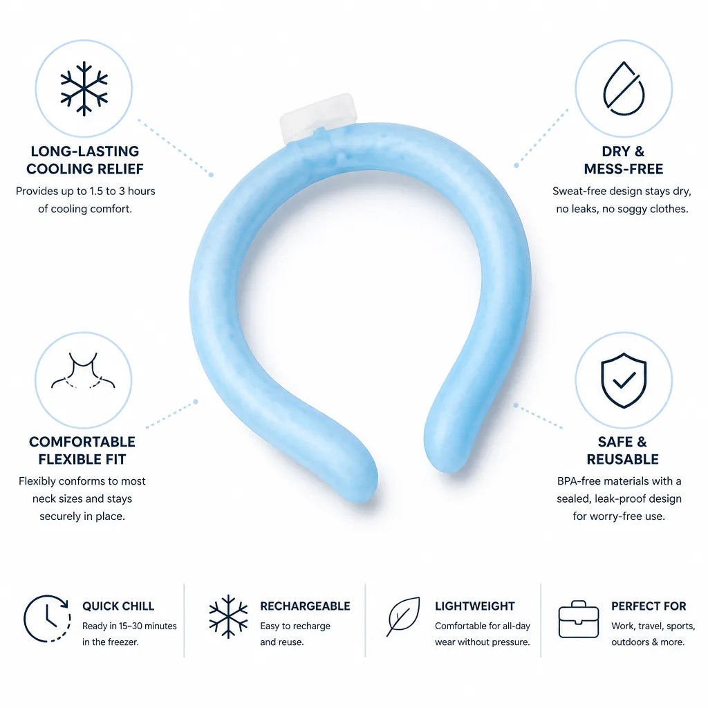 Cooling Neck Band Quick-Chill Dry Up To 3 Hours