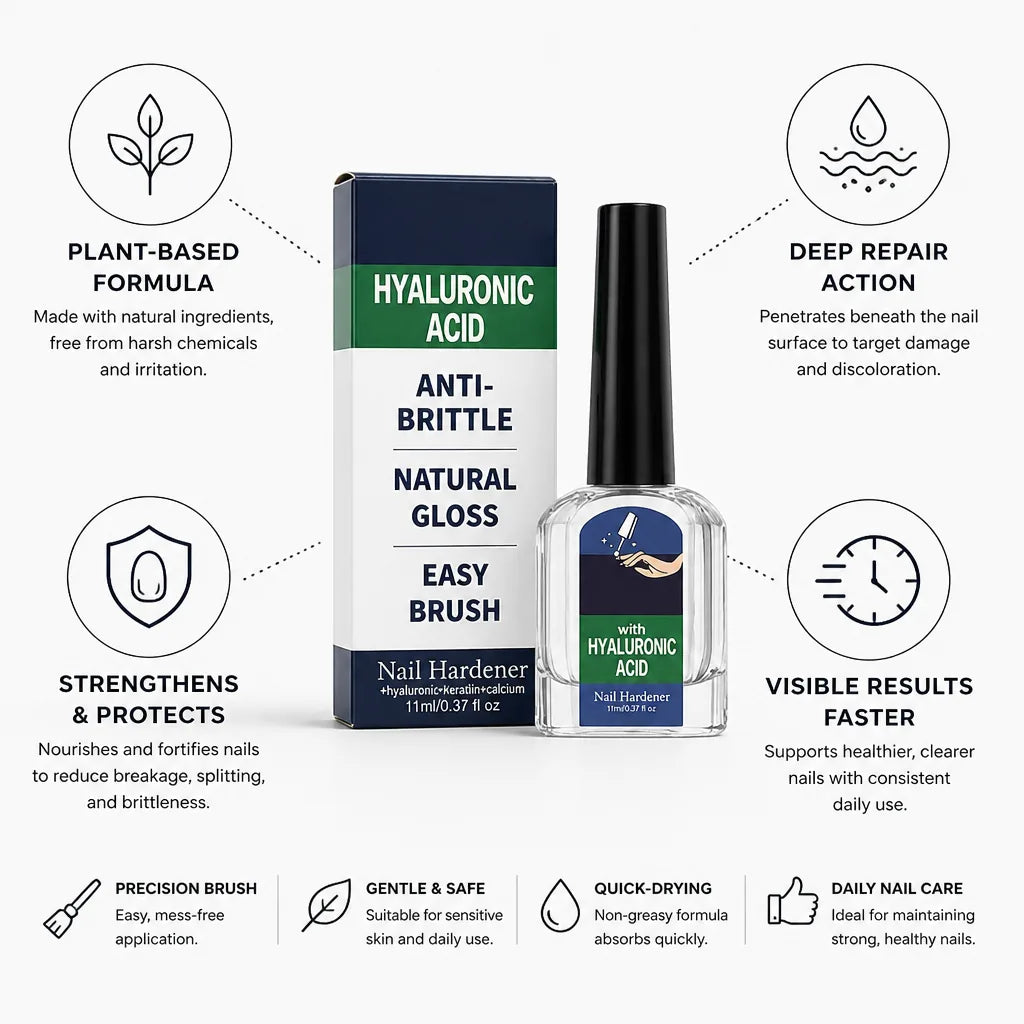 Nail Repair Serum Plant-Based Precision Brush