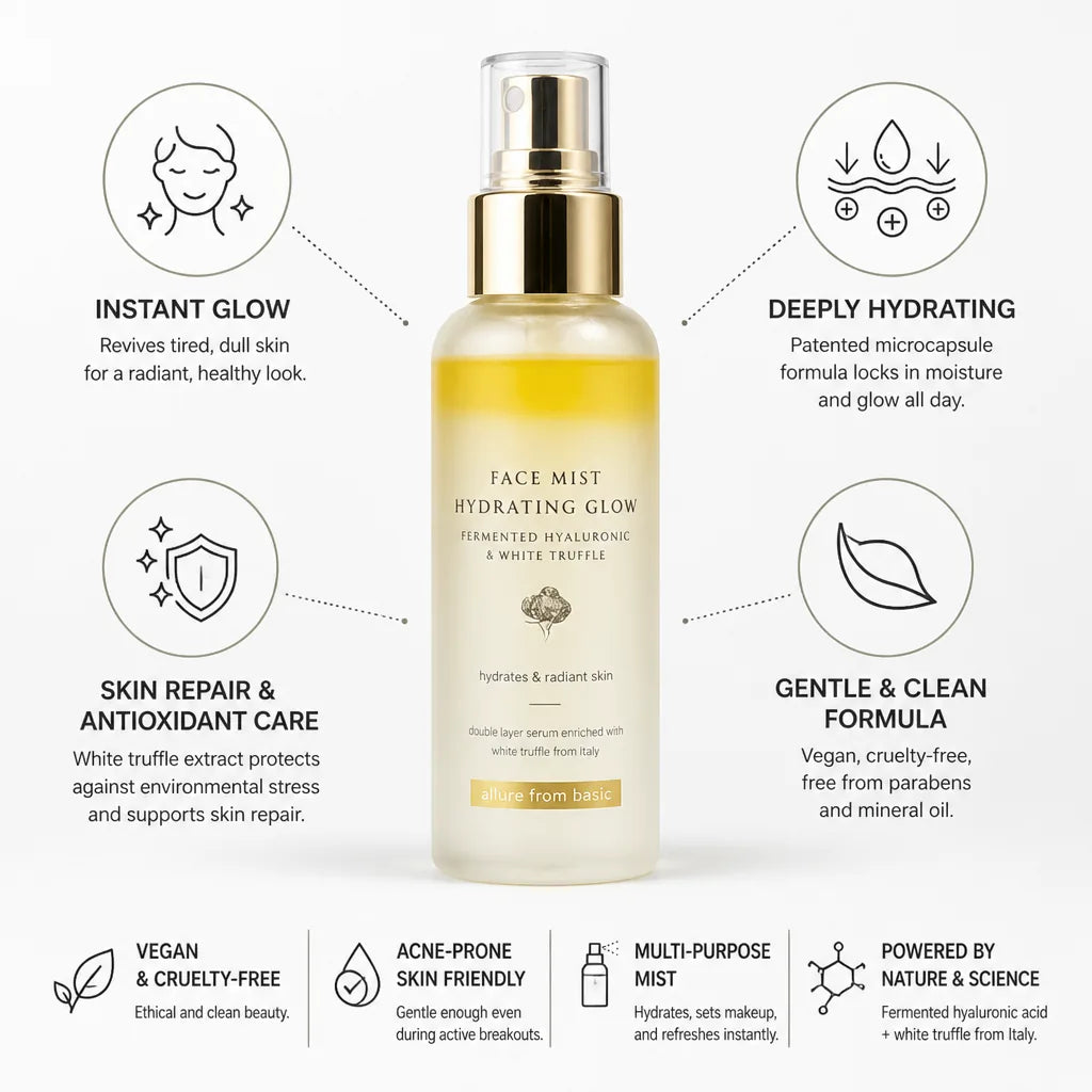 Face Mist Hydrating Glow Fermented Hyaluronic & White Truffle