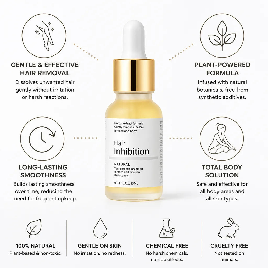 Hair Removal Serum Total Body Plant-Powered & Gentle