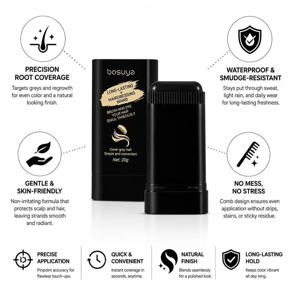 Root Touch-Up Comb Precision Waterproof Smudge Resistant