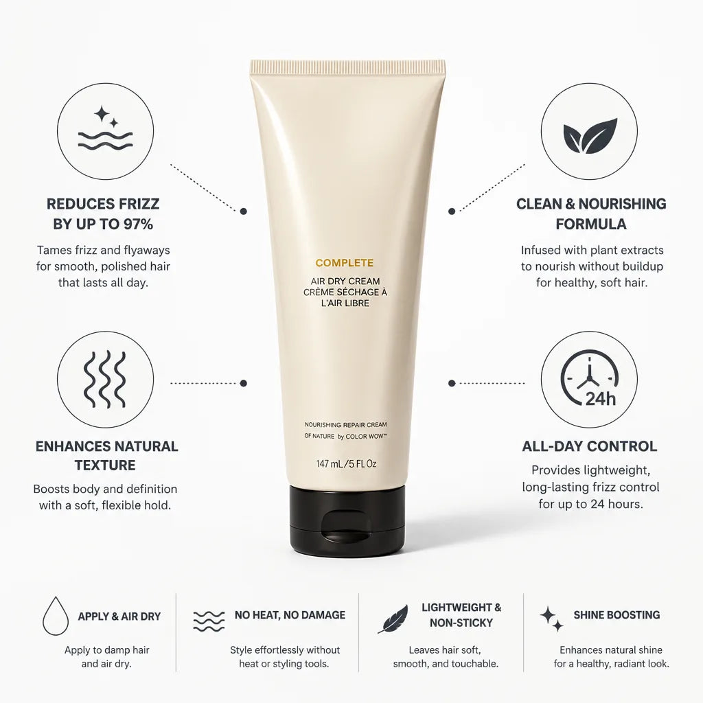 Hair Cream Air-Dry Frizz Control & Shine Boosting